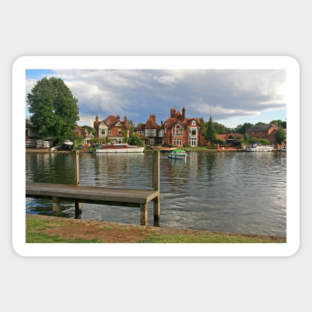 River Thames, Marlow, August 2020 Sticker by RedHillDigital